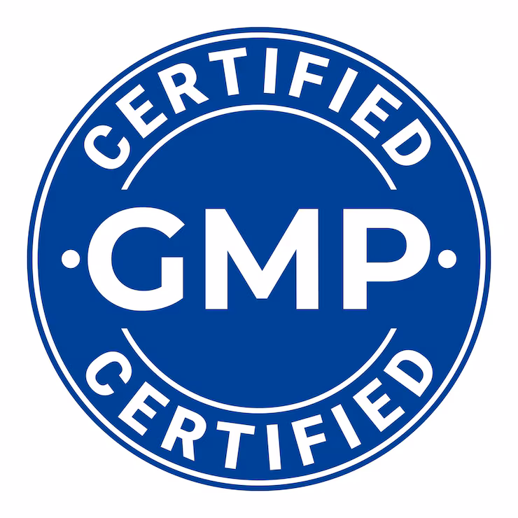 GMP certified badge